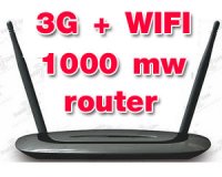 FreeWiFiLink NHP-628 3G Router 11N High-power 3G network ROUTERS 1000 mw compatible coverage area 3km