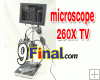 TV Microscope TGT-02 ZOOM 260X 12 LED Adjust SONY 1/3" 420 TV line (w/o monitor)