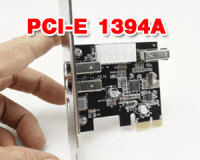 PCI Express Firewire 1394A 3 Port VIA Chipset