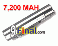 Notebook Battery for MSI U100 Series (11.1 V 6,600 mAh) Black Hi Capacity