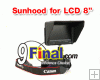 Cloth Sun Hood for LCD Monitor 8"