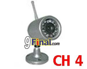 Wireless Camera 2.4 Ghz CM801 set Chanel4 ( Silver)　with IR 12 LED Night Vision - ꡷ٻ ͻԴ˹ҵҧ