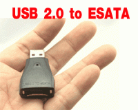 WLX-720M USB 2.0 TO E-SATA transfer Data rate up to 480Mbps