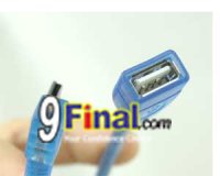 USB Cable - Mini USB to Female USB (Lenght 12") for MP3, MP4, Tablet PC