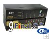 CKL KVM Switch 4 Port COMBO ( PS/2 + USB) with SOUND CKL-84UP with 4 Cable
