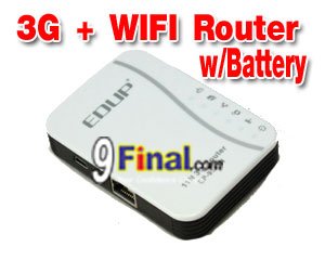 EDUP EP-9501N Mini Portable 3G + Wifi Router 11 N 150 Mbps with Battery Backup - ꡷ٻ ͻԴ˹ҵҧ