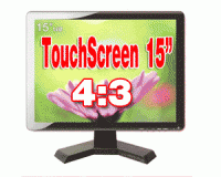 LCD Monitor 15" with Touchscreen KJ-1501T (VGA + TOUCH SCREEN)