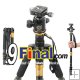 QZSD Q666 With HeadBall Q-02 ҵҪվ 2 in 1 Tripod + Monopod For Canon Pentax Sony Olympus DSLR Camera