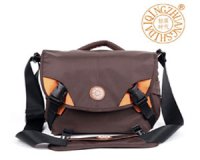 QZSD QD-01 ҡͧ Tool bag for digital video camera brown nylon waterproof shoulder sling travel case