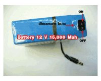 Portable Lithium Polymer Battery 12Volts 15000Mah