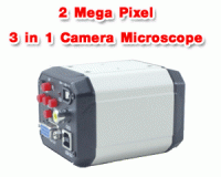 OMYJA 2.0 Mega Pixel 3 in 1 Digital Industrial microscope Camera ( VGA + AV out + USB)