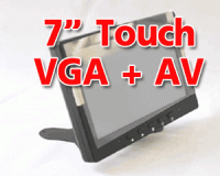 Kaijun LCD Monitor 7" with Touch screen KJ708T (AV+VGA)