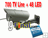 SONY Super HAD CCD 1/3" EFFIO 4140 + 673 with IR LED 48 PCS 700 TV line Black Color