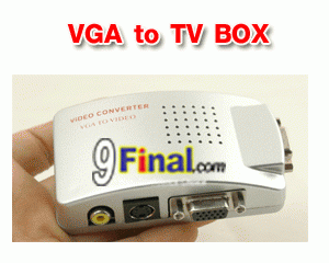 High Resolution PC VGA to TV RCA S-Video Converter Adapter Switch Box - ꡷ٻ ͻԴ˹ҵҧ