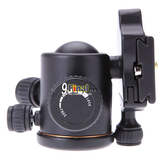 QZSD Q02 Camera Tripod Ball Head Ballhead With Quick Release Plate 1/4" Screw - ꡷ٻ ͻԴ˹ҵҧ