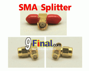 SMA Connector Spiltter (1 to 2) for use 2 antenna in 1 card - ꡷ٻ ͻԴ˹ҵҧ