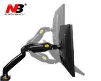 NB F80 Gas Strut Desktop Single Monitor Stand ขาตั้งจอ led, LCD ขาแขวนจอ LCD Stand Support 17" -27" ( Black)