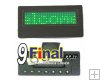 LED Moving Name Board B729 Series Size 82.5 mm*40.5 mm* 6.3(T)mm (Green Color) no cable/software