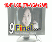 LCD TV 10.4" (TV+AV+VGA) ( Black Color) KJ-104T Resolution 1024*768