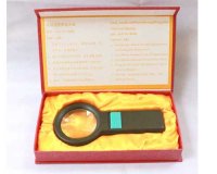 Magnifying Hand Held Zoom 6x , High Bright LED 8 pcs., Diameter 5.3 cm , Gift Package
