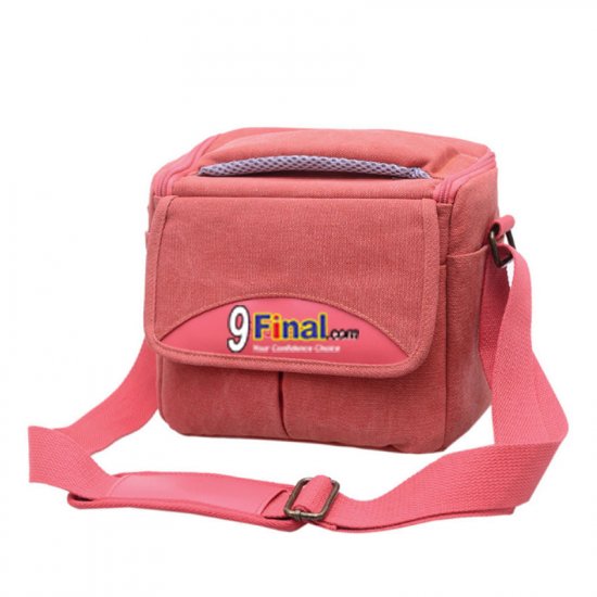 Soudelor Camera Bag ҡͧ digital , MirrorLess Vintage Style  Canvas  6005 -  ( Pink) - ꡷ٻ ͻԴ˹ҵҧ