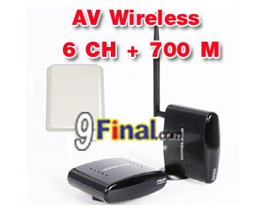 PAT-370 wireless A/V transmitter & receiver ( 6 CH) Support distance 700 meter - ꡷ٻ ͻԴ˹ҵҧ