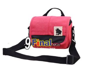Soudelor Camera Bag ҡͧ DSLR /MirrorLess  Canvas  1682S - Pink Color - ꡷ٻ ͻԴ˹ҵҧ