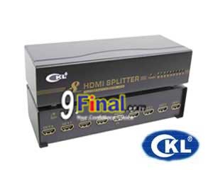 CKL HD98 8 Port HDMI Splitter support up to 1080P - คลิ๊กที่รูป เพื่อปิดหน้าต่าง
