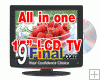 LCD TV All in one 15" with internal DVD Player KJ-1520DVD (TV + DVD + AV + VGA)