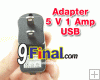 DC Power Adapter 5 Volts 1 Amp ( usb out)