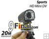 RD32A HD 720P 20 Meter Waterproof 5 MP/Motion Mini DV Sport Camera With 8 LED Lights And PC Camera Function