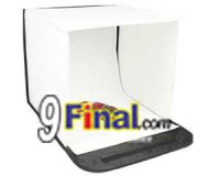 Photo Box 40*40cm (Black/White) with background fabric color studio 4 pcs. #IMP_JX_BOX4040