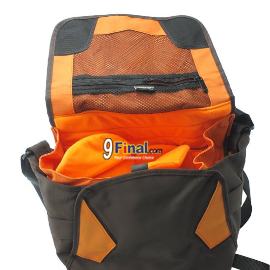 QZSD QD-01 กระเป๋ากล้อง Tool bag for digital video camera brown nylon waterproof shoulder sling travel case - คลิ๊กที่รูป เพื่อปิดหน้าต่าง