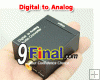 Digital To Analog Audio Converter support TOS Link & Optical Converter