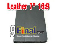 Leather Case For MID (Tablet PC) 7" (16:9) no Keyboard