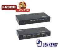 LENKENG LKV314 3D 1x4 HDMI splitter (1 HDMI in put to 4 HDMI out put)