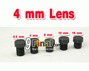 Board Lens 4.0 mm for cctv camera 1/3" 78 degree - ꡷ٻ ͻԴ˹ҵҧ