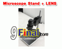 Mini Industry Microscope Stand /LCD Digital Microscope Camera arm holder size 40mm (with LENS)