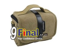 Soudelor Camera Bag กระเป๋ากล้อง DSLR /Mirror Less ผ้า Canvas รุ่น 2001H (Horizontal) - Brown Color