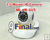 YYL IP Camera H.264 T9317MWP 1.3 Mpixel( Pan/ tilt )with Night Vision 10 M + IR CUT +SD Recorder
