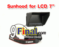 Cloth Sun Hood for LCD Monitor 7"