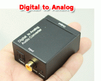 Digital To Analog Audio Converter support TOS Link & Optical Converter