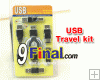 USB Travel Computer Cable ( USB Cable To IEEE 1394 Firewire 4/6P Adapter )