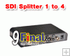 LKV614 1x4 SDI Amplifier Splitter 1 In to 4 Out SD-SDI HD-SDI 3G-SDI Repeater Extender