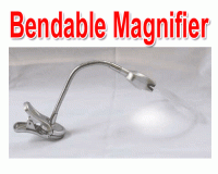 Benable Magnifier (Silver) Tiger Head Light LED 2 pcs ( clip ˹պ) Zoom 1.5x
