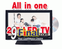 LED TV All in one 22 " Ultra Thin with internal DVD Player KJ-2200HEVD (Full HD 1080P)