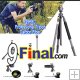 QZSD Q968C carbon fiber Portable Tripod with Ball Head Portable Detachable Changeable Traveling