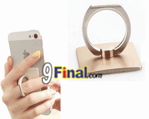 RING HOLDER แหวนล็อคโทรศัพท์กับนิ้ว 360 องศา (สีทอง) - คลิ๊กที่รูป เพื่อปิดหน้าต่าง