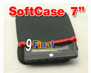 Soft Case 7" for MID, IPAD, GPS, PHOTO Frame 2 Color ( Black, red) protect display screen - ꡷ٻ ͻԴ˹ҵҧ