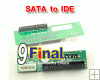 Converts IDE ( Parallel ATA) TO SATA ( serial ATA) OR SATA to IDE